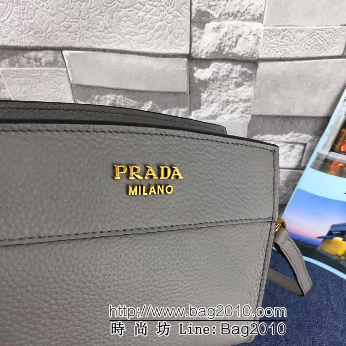 普拉達PRADA原單 新款 prada esplanade bag 1BH043 荔枝紋牛皮單肩斜挎包 PHY1314